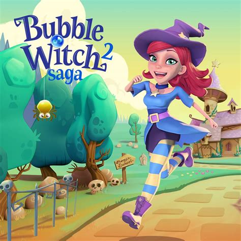 Customize your witch and her bubble powers in Bubble Witch Saga